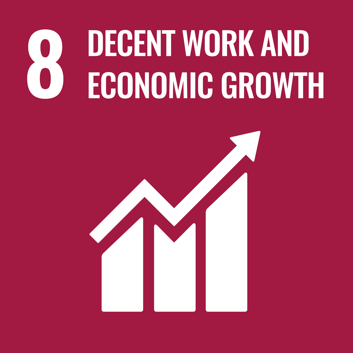 UN Sustainability Goal Icon #8